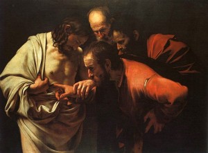 "The Incredulity of St Thomas" by Caravaggio