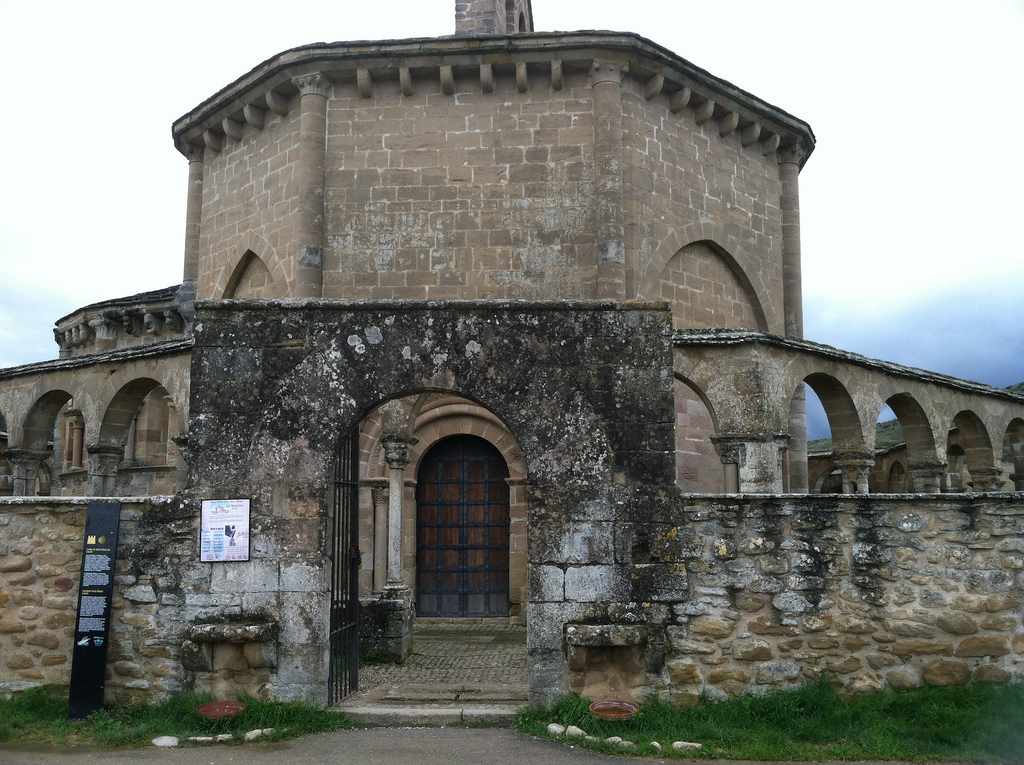 Entrance to the Church of Our Lady of Eunate