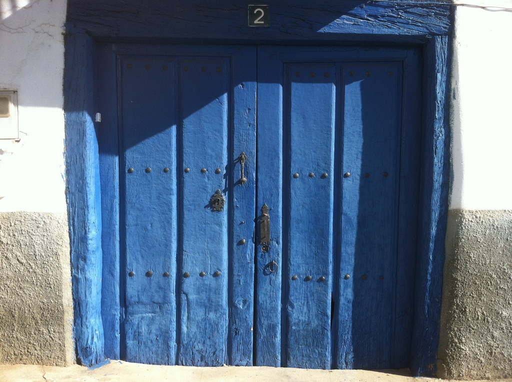 A Blue Door in Hospital de Órbigo
