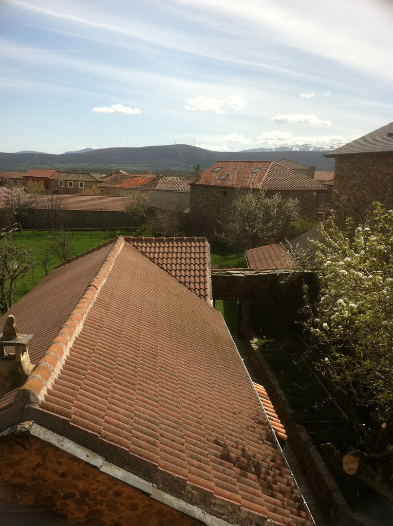 The view from our albergue