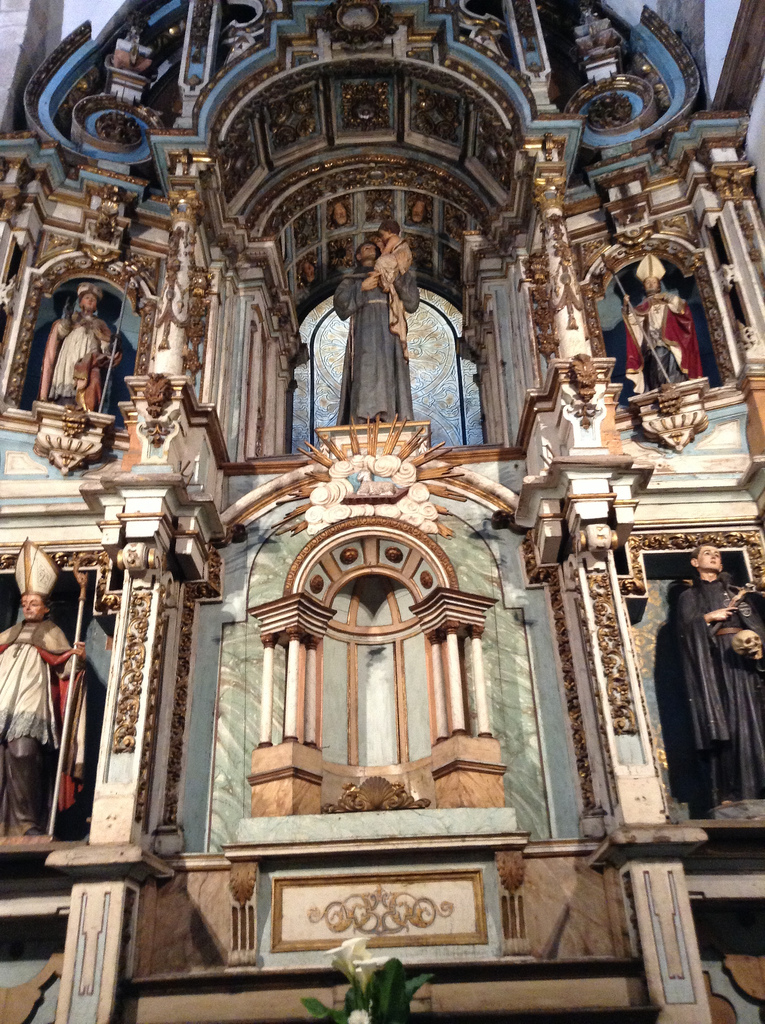 One of many, many side altars in the Cathedral. Walking through them is like taking a history of art and architecture course, as each one seems to be from a different century.