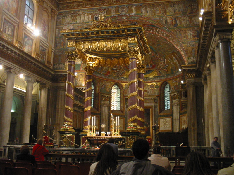 santa maria maggiore high altar