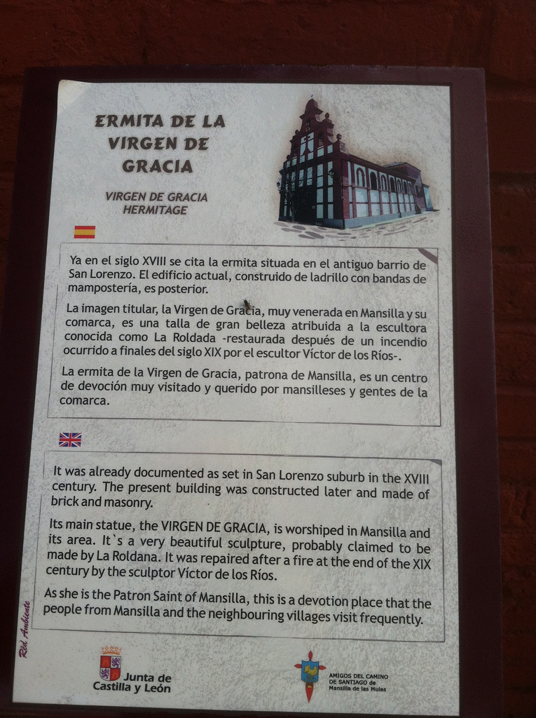Ermita de la Virgen de Gracia, Mansilla de las Mulas